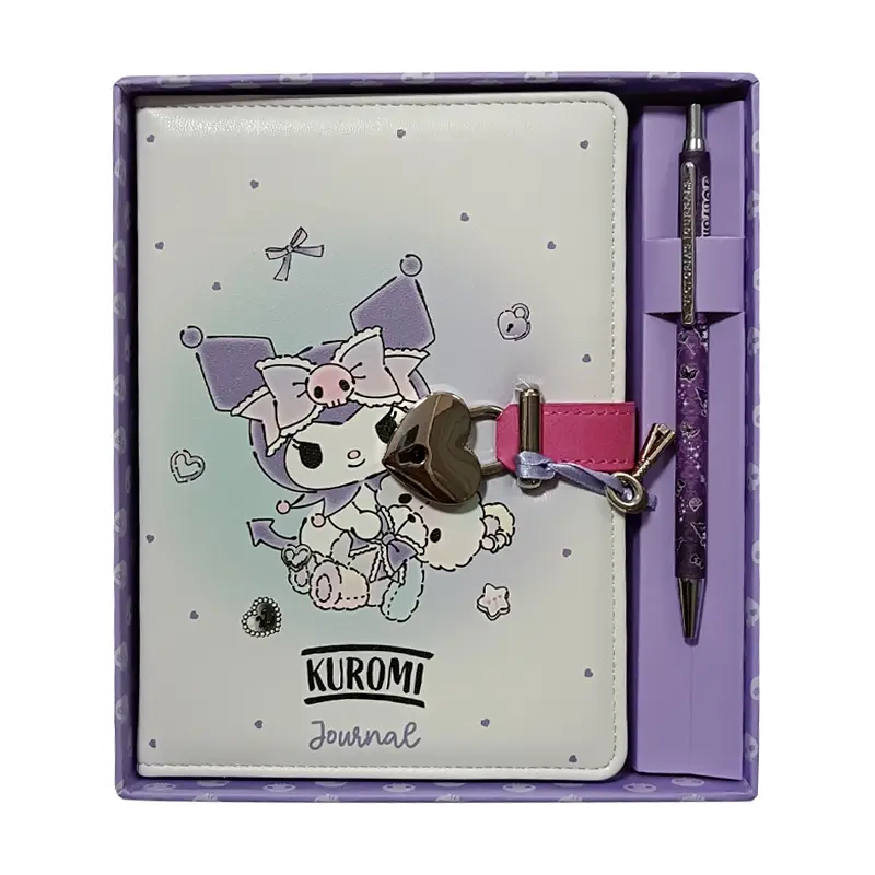Victoria Journals 1965 Kuromi 80 Gr. 160 Yaprak Kilitli Çizgili Defter + Tükenmez Kalem