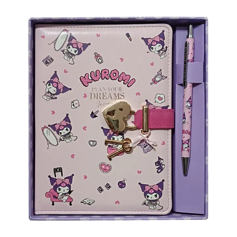 Victoria Journals 1968 Kuromi 80 Gr. 160 Yaprak Kilitli Çizgili Defter + Tükenmez Kalem