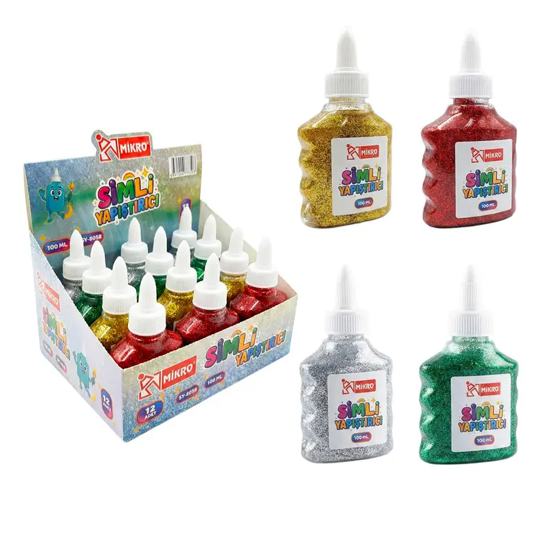 Mikro SY-8058 Intensive Simli Yapıştırıcı 100 ML x 12 Li Kutu